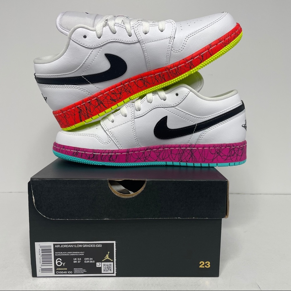 Nike Air Jordan 1 Retro Low Grades NEW - Picture 3 of 4